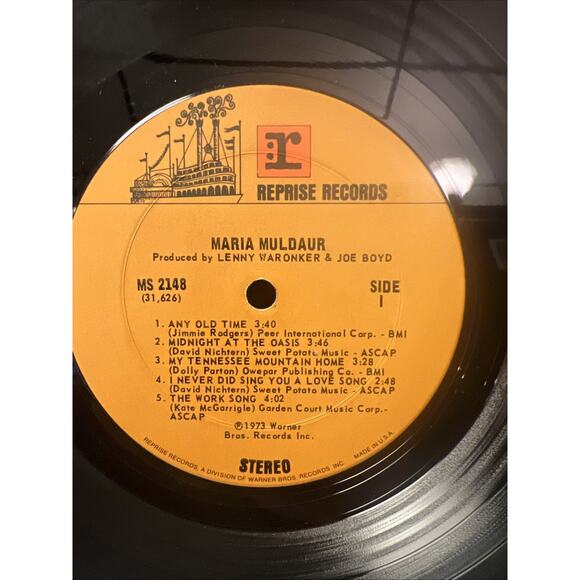 MARIA MULDAUR Self Titled REPRISE MS-2148 LP VG+ gatefold ULTRASONIC CLEAN - Picture 7 of 8